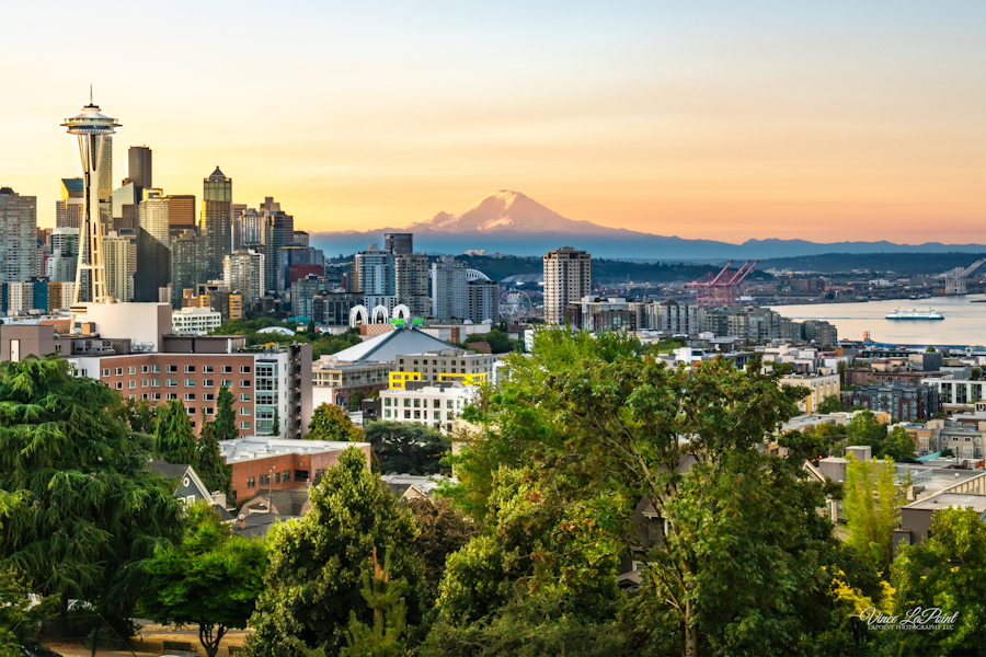 Seattle Sunrise from Kerry Park